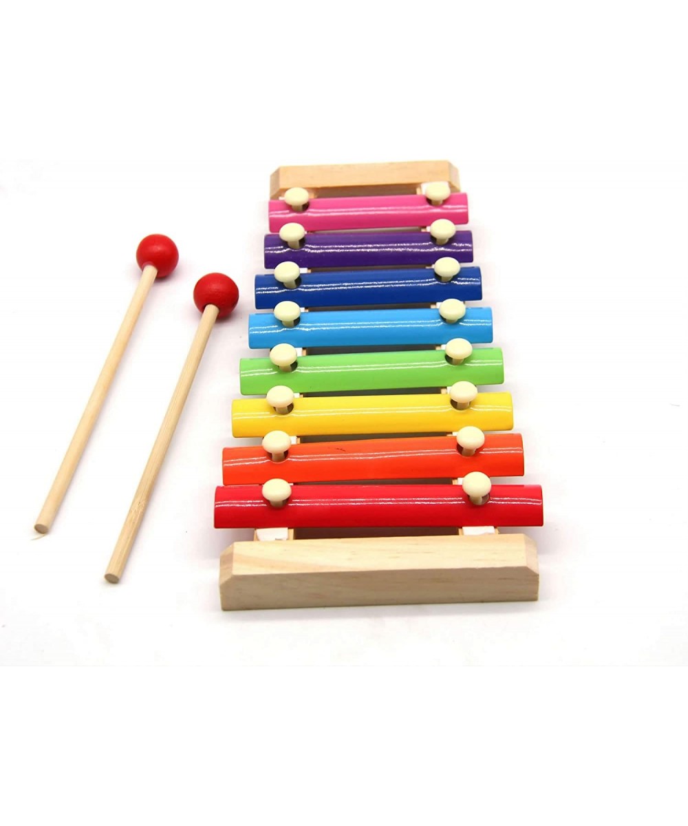 Xylophone for Toddlers 1-3 Years Old Wooden Baby Xylophone with Child Safe Mallets Percussion Early Educational Musical Toy G...