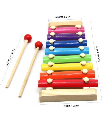 Xylophone for Toddlers 1-3 Years Old Wooden Baby Xylophone with Child Safe Mallets Percussion Early Educational Musical Toy G...