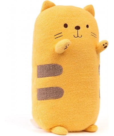 20” Cat Plush Pillow Cute Yellow Cat Stuffed Animals Soft Cat Plushie Pillows for Kids Baby $40.40 Kids' Plush Toy Pillows