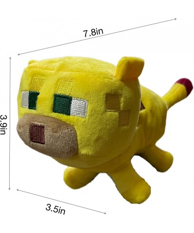 Stuffed Animals Creeper Plush Toy Creeper Dragon、Wolf Yellow Ocelot 、Bee Baby Pig Plush Game Doll Pixel Miner Plushie Christm...