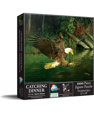 Catching Dinner 1000 pc Jigsaw Puzzle - SUNSOUT INC $33.51 Jigsaw Puzzles