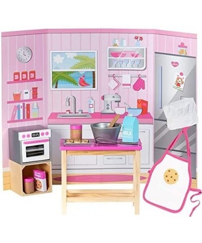 Amazing World Love To Bake Wooden Play Set – 20 Piece Accessory Set For 18 Dolls $58.11 Doll Playsets