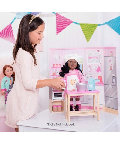 Amazing World Love To Bake Wooden Play Set – 20 Piece Accessory Set For 18 Dolls $58.11 Doll Playsets