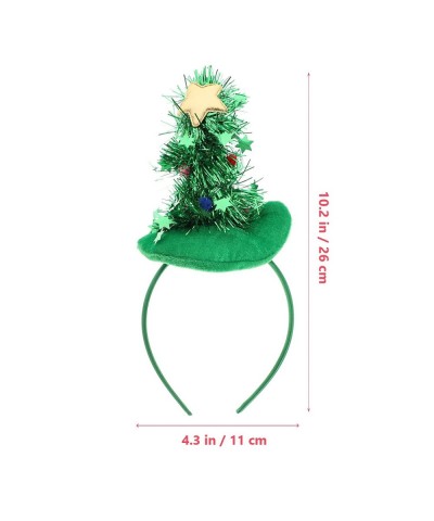 Christmas Tree Headbands Christmas Tree Headpiece Christmas Tree Hair Hoop Headwear for Gathering Christmas Party 1PCS $25.74...