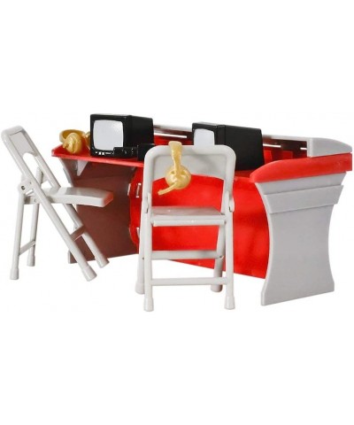 Red & Gray Commentator Table Playset for Wrestling Action Figures $27.88 Play Figure Playsets