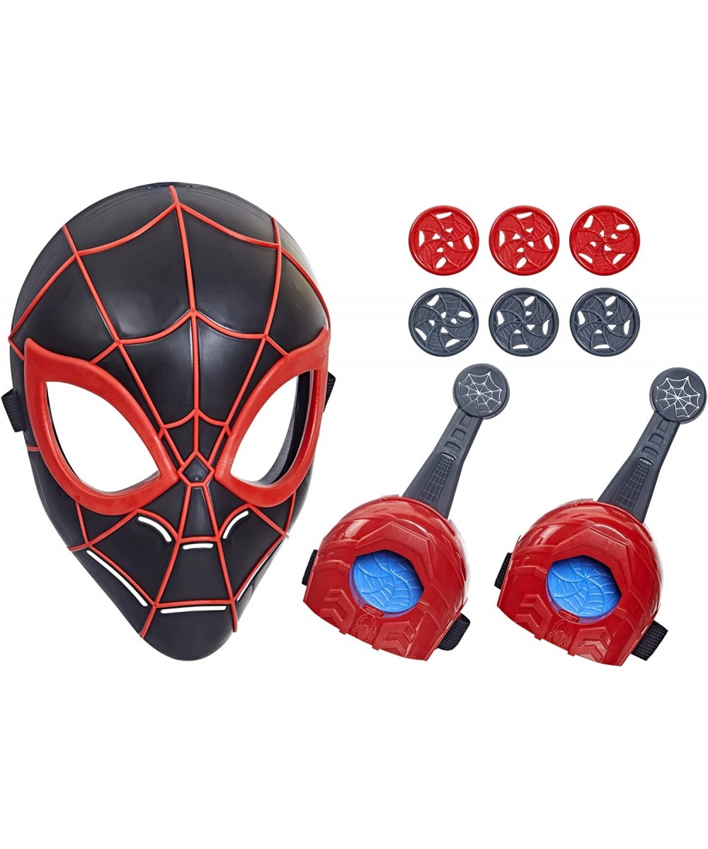 Marvel Across The Spider-Verse Web Action Gear Miles Morales Costume Mask and Gauntlets Super Hero Toys for 5 Year Old Boys a...