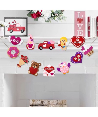 Valentines Sewing Kit DIY Crafting and Sewing Set Pre-Cut Felt Red Hearts Cupid Kids Valentine's Day Craft Kit for Boy and Gi...