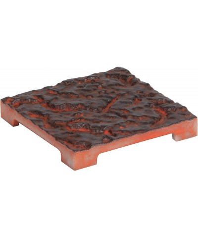 Monster Adventure Terrain- 50pc Cracked Lava Tile Expansion Pack- Hand-Painted 1x1” Tile Set- Easy Snap Creates Amazing Table...