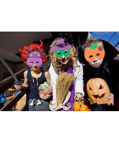 Halloween Crafts for Kids Halloween Mask Craft Kit 12PCS Halloween Foam Mask for Kids Halloween Foam Crafts Make Your Own Foa...