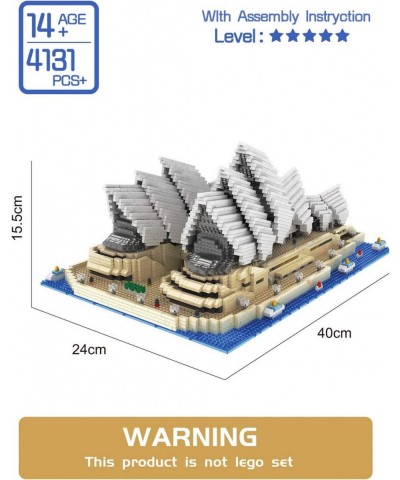 Sydney Opera House Micro Block Building Set (4131 pcs) $91.39 Toy Building Sets