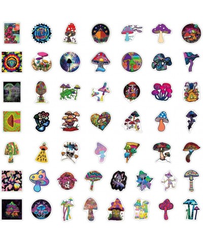 100PCS Cute Mushroom Stickers Trippy Mushroom Stickers for Water Bottles Laptops Computers Skateboards MacBook Waterproof Dec...