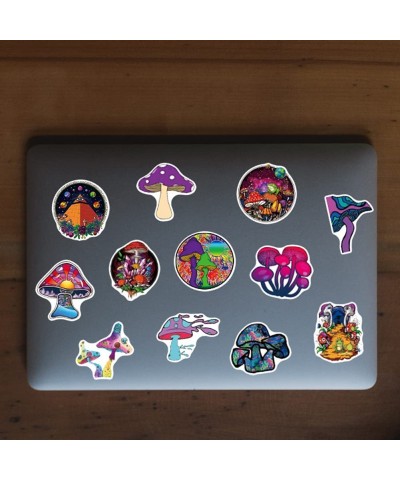 100PCS Cute Mushroom Stickers Trippy Mushroom Stickers for Water Bottles Laptops Computers Skateboards MacBook Waterproof Dec...