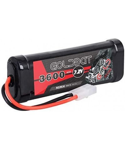 3600mAh 7.2V NiMH RC Battery with Tamiya Connector for for RC Evader BX Car Truck Truggy Buggy Tank Car Racing (3600-7.2V-Tam...