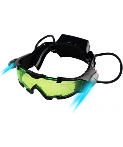 Night Vision Goggles Spy Googles Spy Gear Adjustable Kids LED Night Goggles Flip-Out Lights Green Lens for Racing Bicycling S...