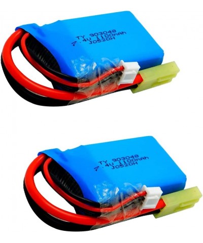 2pcs 7.4V 1100mah 20C LiPo Battery Small Tamiya Plug for PXtoys 9300/9301/9301-1/9302/9303/9303-1 1/18 Rc Car $40.31 Hobby Re...