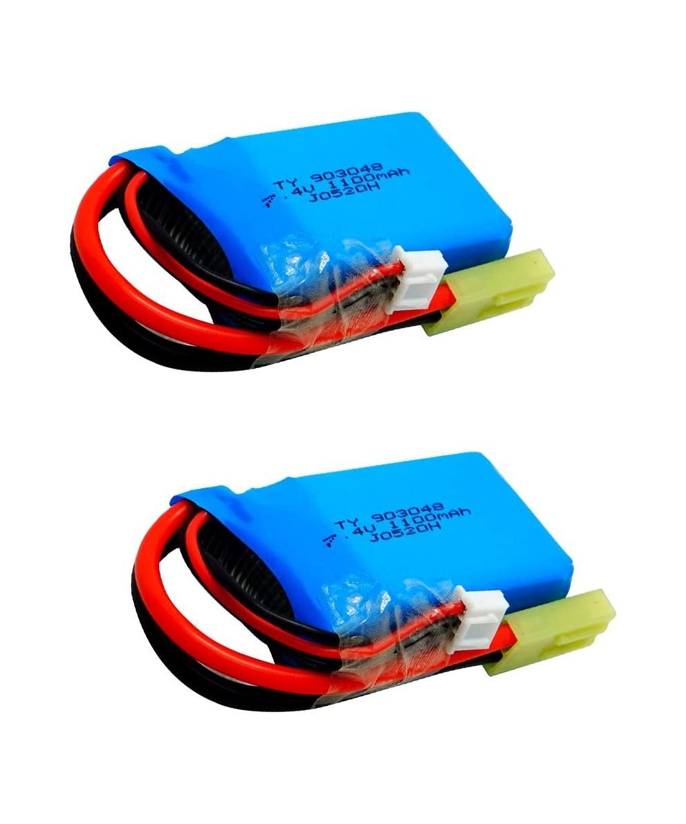 2pcs 7.4V 1100mah 20C LiPo Battery Small Tamiya Plug for PXtoys 9300/9301/9301-1/9302/9303/9303-1 1/18 Rc Car $40.31 Hobby Re...