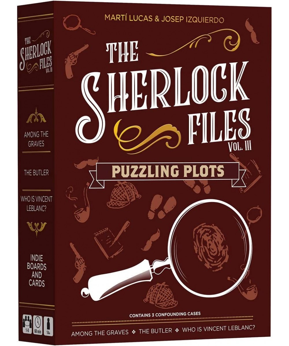 The Sherlock Files: Puzzling Plots Brown $45.19 Board Games