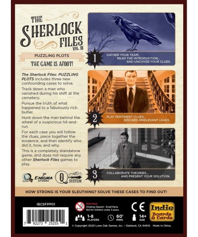 The Sherlock Files: Puzzling Plots Brown $45.19 Board Games