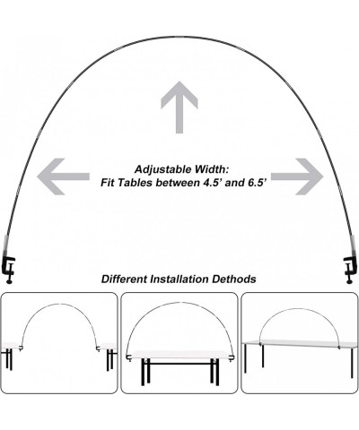 Table Balloon Arch Kit Black Balloon Arch Stand Balloon Arch Frame for Different Size Tables Balloon Garland Decorations of B...