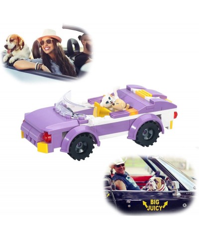 Girls Friends Convertible Car Building Sets with Pet Bathing Pool Role Play Building Toys Creative Gift for Kids Aged 6-12 (1...