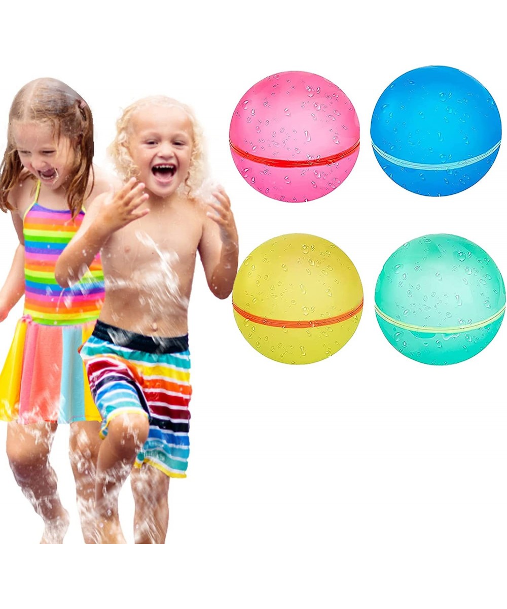 Reusable Water Balloons Self Sealing Quick Fill Summer New Refillable Splash Balls Water Bomb Water Balloon Toys for Outdoor ...