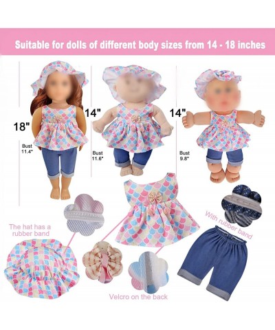 Doll Clothes and Accessories for American 18 Inch Girl Dolls - Including 10 Sets Doll Clothes Dresses Pants Pajamas Outfits w...