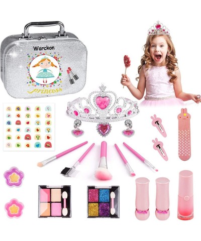 Washable Kids Makeup Kit for Girls Real Makeup Toys Set Safe & Non-Toxic Princess Pretend Play Makeup for Little Girls Toys H...