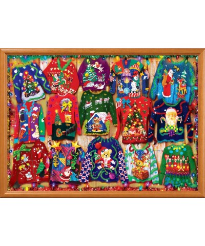 1000 Piece Christmas Jigsaw Puzzle - Holiday Sweaters - 19.25"x26.75 $34.21 Jigsaw Puzzles