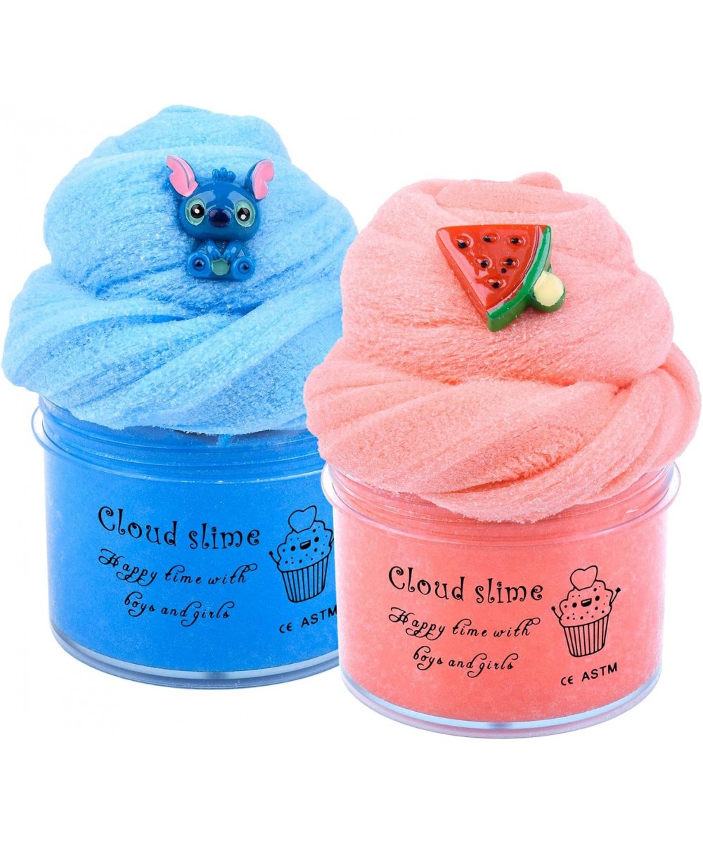 2 Pack Cloud Slime Kit Fluffy Slime Toys for Girls and Boys Soft and Non-Sticky Stress Relief Toy for Kids Education Birthday...