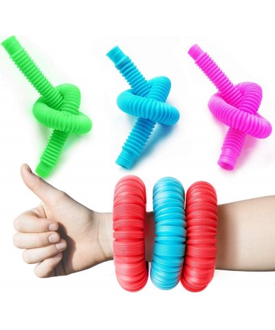 Pop Tubes Sensory Toys Fidget Toys for Kids and Adults Pop Multi-Color Tubes Sensory Toy (4 Pack) $14.13 Fidget Toys