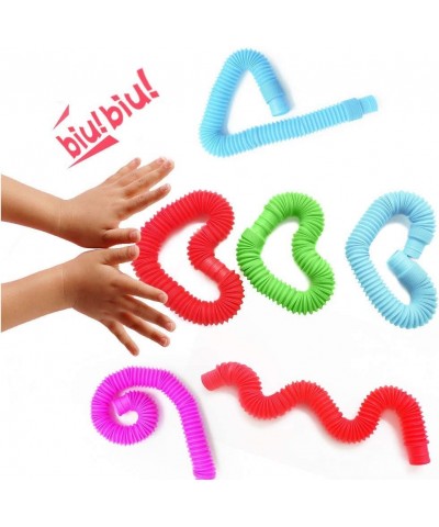 Pop Tubes Sensory Toys Fidget Toys for Kids and Adults Pop Multi-Color Tubes Sensory Toy (4 Pack) $14.13 Fidget Toys