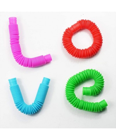 Pop Tubes Sensory Toys Fidget Toys for Kids and Adults Pop Multi-Color Tubes Sensory Toy (4 Pack) $14.13 Fidget Toys