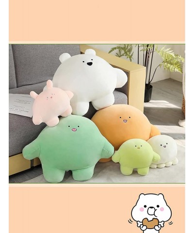 Large Fat Cartoon Cute White Bear Dinosaur Plush Stuffed Animal Body Pillow Super Soft Hug Toy Gift The Child's Sleeping Kawa...