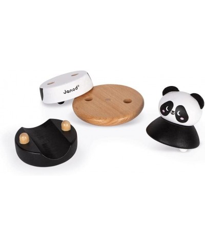 Wood Panda Stacker & Roly-Poly Rocker – Ages 12+ Months - J08188 $38.40 Early Development & Activity Toys