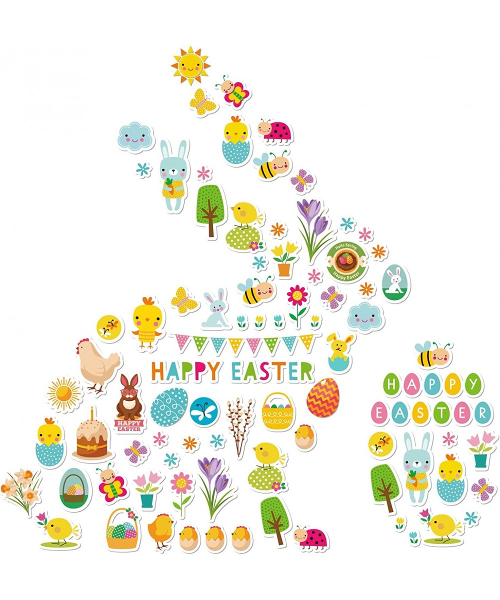 200 Pieces Happy Easter Stickers for Kids Bunny Egg Stickers for Easter Eggs Easter Egg Hunt Party Favor DIY Crafts $12.92 Ki...