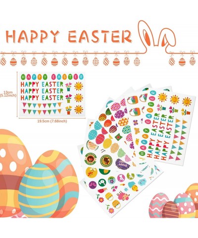 200 Pieces Happy Easter Stickers for Kids Bunny Egg Stickers for Easter Eggs Easter Egg Hunt Party Favor DIY Crafts $12.92 Ki...