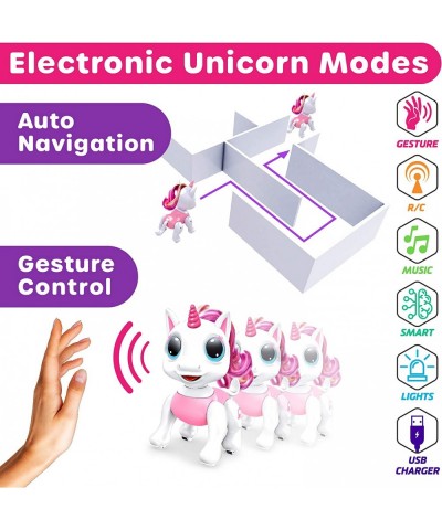 Robo Pets Unicorn Toy for Girls and Boys - Remote Control Robot Toy with Interactive Hand Motion Gestures STEM Toy Program Tr...