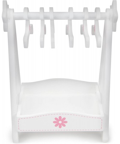 Classic Wooden Doll Dress Rack with 6 Hangers Compatible with 18” Brand Name Doll Accessories $63.12 Doll Accessories