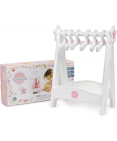 Classic Wooden Doll Dress Rack with 6 Hangers Compatible with 18” Brand Name Doll Accessories $63.12 Doll Accessories