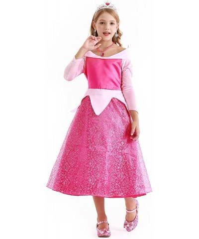 Princess Dress Sleeping Beauty Fancy Dress Up Girls Halloween Birthday Party Gown with Accessories $59.83 Kids' Costumes