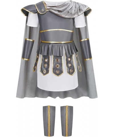 Kids Warrior Costume Halloween Boys Roman Soldier Gladiator Viking Medieval Historical Role Playing Party 4-11Y $58.79 Kids' ...