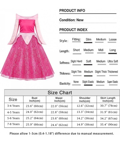 Princess Dress Sleeping Beauty Fancy Dress Up Girls Halloween Birthday Party Gown with Accessories $59.83 Kids' Costumes