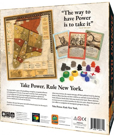 Pandasaurus Tammany Hall Board Game Black $73.33 Board Games