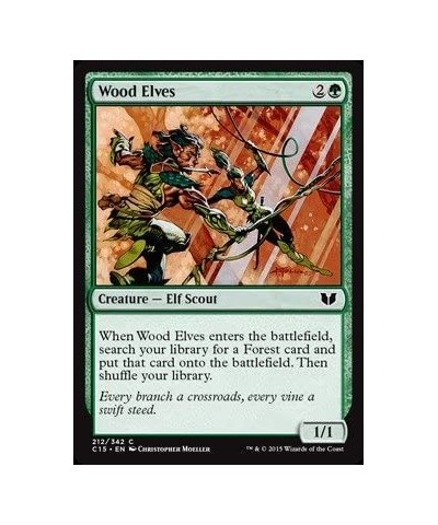 Wood Elves (212/342) - Commander 2015 $10.43 Magic Kits & Accessories