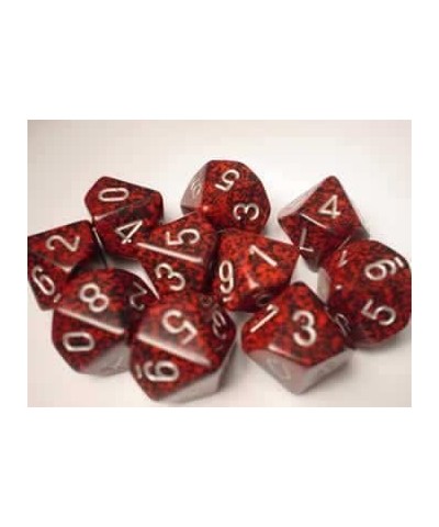 Dice Sets: Silver Volcano Speckled - Ten Sided Die d10 Set (10) $21.81 Game Accessories