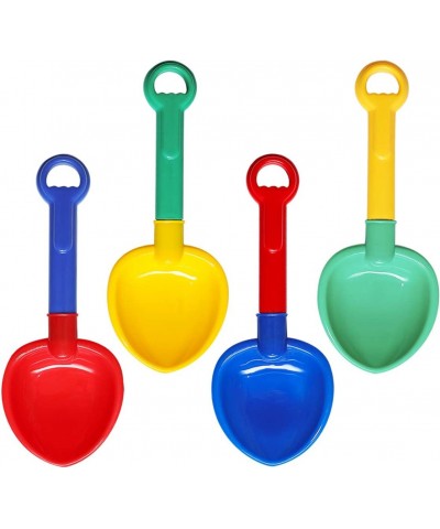 10''Sand Shovels Multi-Color Sand Scoop Plastic Shovels Beach Shovels for Boys and Girl- 4 Pack $17.50 Sandboxes & Beach Toys