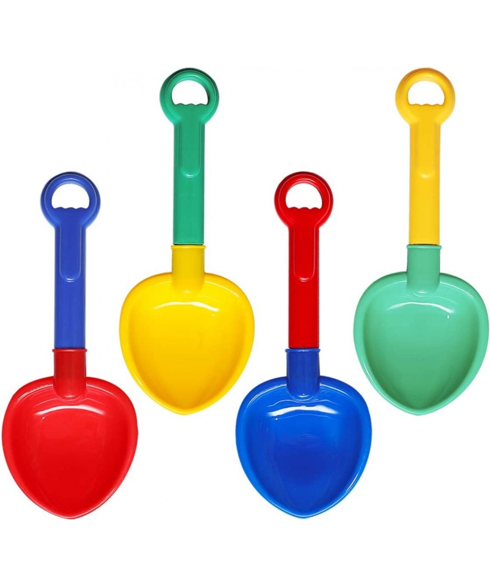 10''Sand Shovels Multi-Color Sand Scoop Plastic Shovels Beach Shovels for Boys and Girl- 4 Pack $17.50 Sandboxes & Beach Toys