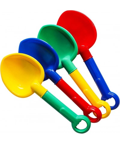 10''Sand Shovels Multi-Color Sand Scoop Plastic Shovels Beach Shovels for Boys and Girl- 4 Pack $17.50 Sandboxes & Beach Toys