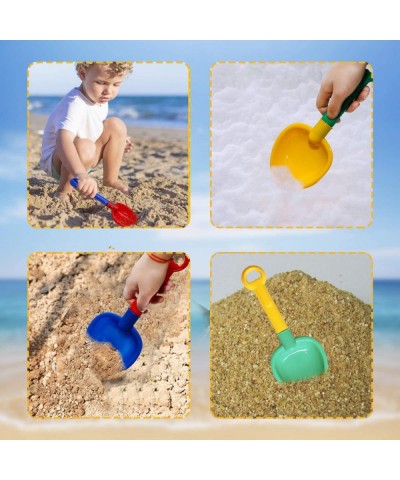 10''Sand Shovels Multi-Color Sand Scoop Plastic Shovels Beach Shovels for Boys and Girl- 4 Pack $17.50 Sandboxes & Beach Toys