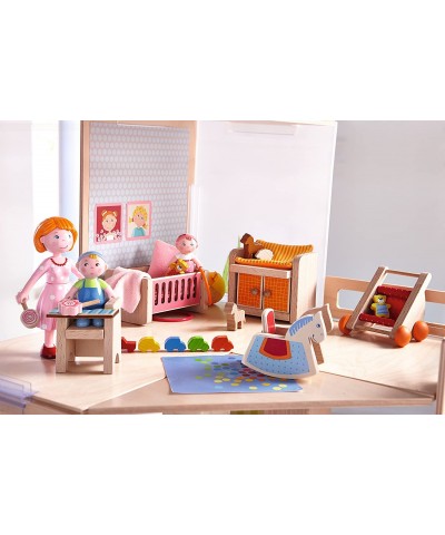 Little Friends Children's Nursery Room - Dollhouse Furniture for 4" Bendy Dolls $44.33 Dollhouse Accessories